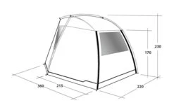 Outwell Woodcrest Drive Away Awning -Full Camp Gear 111167 woodcrest drawing perspective2
