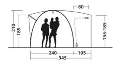 Outwell Beachcrest Drive Away Awning -Full Camp Gear 111238 beachcrest drawing other4