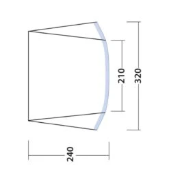 Outwell Touring Canopy Air -Full Camp Gear 111253 touring canopy air drawing floorplan3