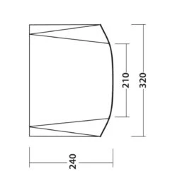 Outwell Touring Shelter -Full Camp Gear 111254 touring shelter drawing floorplan3