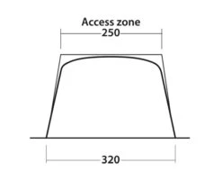 Outwell Touring Shelter -Full Camp Gear 111254 touring shelter drawing other5