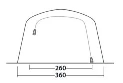 Outwell Jacksondale 5PA Tent (2022) -Full Camp Gear 111269 jacksondale 5pa drawing other5