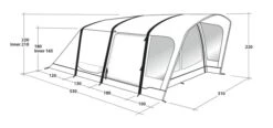 Outwell Springville 4SA Tent (2023) -Full Camp Gear 111275 springville 4sa drawing perspective2