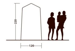 Outwell Seahaven Station Single 19 Outwell Seahaven Station Single -Full Camp Gear 111287 outwell seahaven comfort station single drawing other4