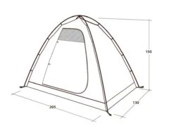 Outwell Free Standing Inner -Full Camp Gear 111289 free standing inner drawing perspective2