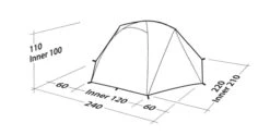 Robens Boulder 2 Tent (2023) -Full Camp Gear 130273 boulder 2 drawing perspective2 1
