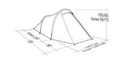 Robens Arch 2 Tent (2023) 16 Robens Arch 2 Tent (2023) -Full Camp Gear 130274 arch 2 drawing perspective23 1