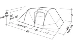 Robens Double Dreamer 5 Tent (2023) -Full Camp Gear 130279 double dreamer 5 drawing perspective2