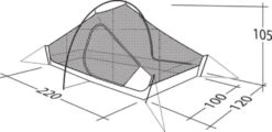 Robens Chaser 3XE Tent (2022) -Full Camp Gear 130317 chaser 3xe drawing other4