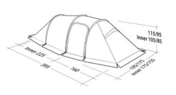 Robens Nordic Lynx 3 Tent (2023) 25 Robens Nordic Lynx 3 Tent (2023) -Full Camp Gear 130323 nordic lynx 3 drawing perspective2