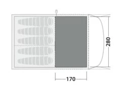 Robens Fleece Carpet Wolf Moon 5XP 7 Robens Fleece Carpet Wolf Moon 5XP -Full Camp Gear 190070 fleece carpet wolf moon 5xp drawing floorplan2