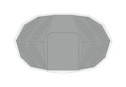 Robens Klondike Twin Footprint -Full Camp Gear 190082 footprint klondike twin drawing perspective2
