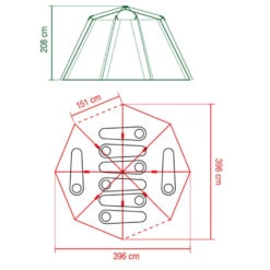 Coleman Octagon BlackOut Tent (2022) -Full Camp Gear 2000035195 11