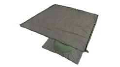 Outwell Contour Lux XL (Green) Sleeping Bag -Full Camp Gear 230368 contour lux xl green feature photo2