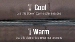 Outwell Contour Supreme Coffee Sleeping Bag -Full Camp Gear 230369 contour supreme coffee feature photo18