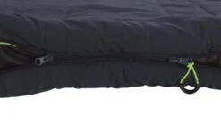 Outwell Camper Lux "L" Sleeping Bag Deep Blue (2023) -Full Camp Gear 230392 camper lux left side zipper feature photo2