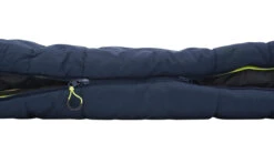 Outwell Camper Lux "R" Sleeping Bag Deep Blue (2023) -Full Camp Gear 230393 camper lux right side zipper feature photo5