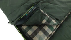Outwell Camper Lux Double Sleeping Bag - Forest Green (2023) -Full Camp Gear 230394 camper lux double feature photo6