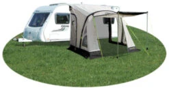 Quest Falcon 260 Poled Porch Caravan Awning (2022) -Full Camp Gear a3501 3 midsize