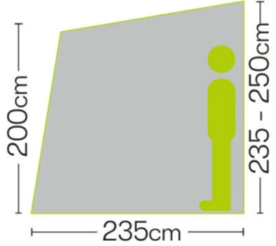 Quest Falcon 390 Poled Porch Caravan Awning (2022) 8 Quest Falcon 390 Poled Porch Caravan Awning (2022) - Image 6