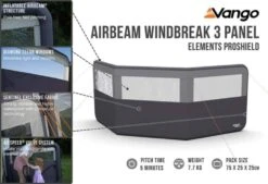 Vango Airbeam Windbreak 3 Panel (Elements Proshield) 7 Vango Airbeam Windbreak 3 Panel (Elements Proshield) -Full Camp Gear airbeam windbreak 3 panel elements proshield high res