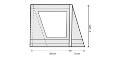 Outdoor Revolution Airedale 6.0s / 6.0se Front Porch Extension 11 Outdoor Revolution Airedale 6.0s / 6.0se Front Porch Extension -Full Camp Gear airedale 6s se front porch extension fp 1