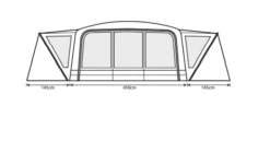 Outdoor Revolution Airedale 9.0DSE Tent (2022) 18 Outdoor Revolution Airedale 9.0DSE Tent (2022) -Full Camp Gear airedale 9se 2