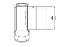 Outdoor Revolution Cayman Cona Air Driveaway Awning Low (2022) -Full Camp Gear cayman cona air 1