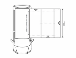 Outdoor Revolution Cayman Cuba Air Low Driveaway Awning (180-210cm) 14 Outdoor Revolution Cayman Cuba Air Low Driveaway Awning (180-210cm) -Full Camp Gear cayman cuba 1 flr