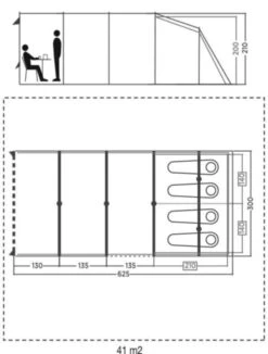 Coleman Castle Pines 4L Blackout Tent (2022) -Full Camp Gear col fp 2000037066 castle pines 4l