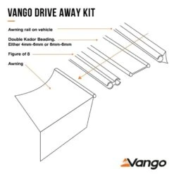 Vango Airbeam Vango Agora Air VW Awning (Moroccan Blue) -Full Camp Gear drive away kit explainer 7