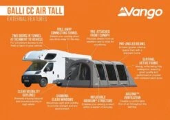 Vango Airbeam Vango Galli CC Air Tall Awning (2023) -Full Camp Gear galli cc air tall