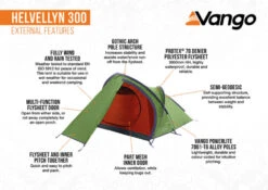 Vango Helvellyn 300 Tent (2022) -Full Camp Gear helvellyn 300