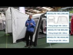 Outdoor Revolution Movelite T4E Lowline Awning (180-220cm) (2023) -Full Camp Gear hqdefault 20