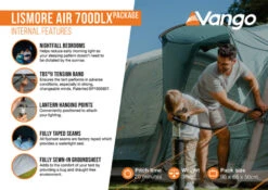 Vango Airbeam Vango Lismore Air 700DLX Tent Package (2023) -Full Camp Gear lismore air 700dlx package2