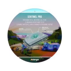 Vango Airbeam Vango Galli III Low Airaway Awning (2022) -Full Camp Gear sentinel pro v