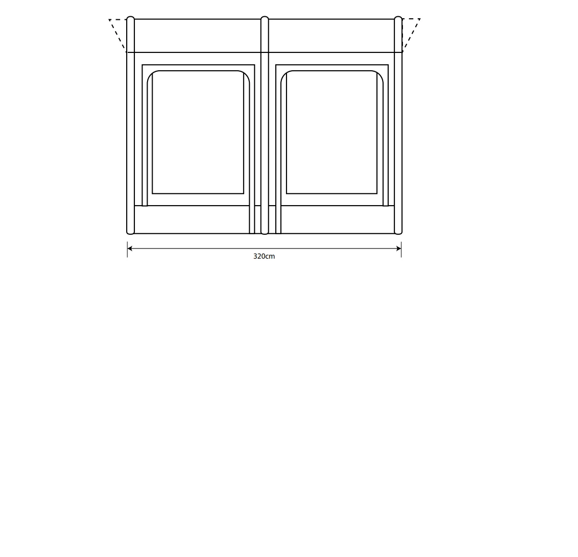 Outdoor Revolution Sportlite Air 320 Caravan Awning 7 Outdoor Revolution Sportlite Air 320 Caravan Awning - Image 5