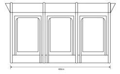 Outdoor Revolution Sportlite Air 400 Caravan Awning -Full Camp Gear sportlite 400 flr