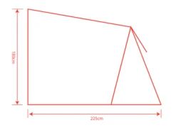 Outdoor Revolution Sportlite Steel Pole Annex -Full Camp Gear sportlite annex