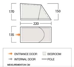 Vango Airbeam Vango Studio Small (TA009) (for Anantara IV) -Full Camp Gear studio s floor