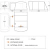 Vango Galli Low Poled Awning (2023) -Full Camp Gear vango 2021 awnings floorplan galli low low res
