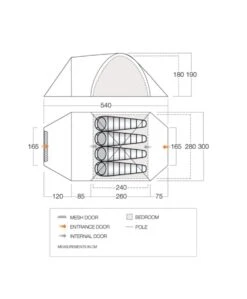 Featured Products -Full Camp Gear vango 2021 tents floorplan mokala 450